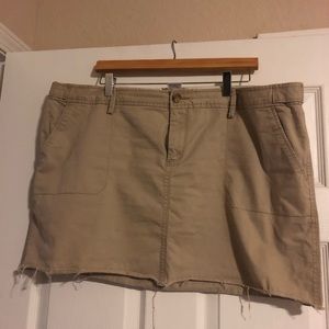 Old Navy Khaki Mini Skirt